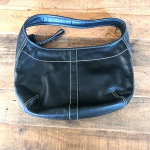 Small Black Coach Leather Purse